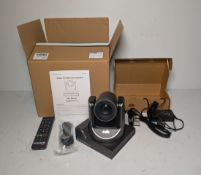 Edis V60CL PTZ conference camera with remote and PSU - grey