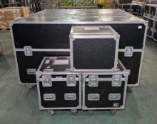 16x Martin LC2140 LED panels, 1x Martin P3 LC Controller in flightcase & 2x Martin LC rig kits