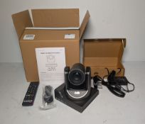 Edis V60CL PTZ conference camera with remote and PSU - grey