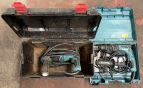 2x Makita HR1840 240V hammer drill c/w carry case