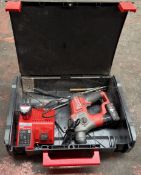 Milwaukee M12CH 12V hammer drill c/w carry case and charger