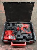 Milwaukee M12CH 12V hammer drill c/w carry case and charger