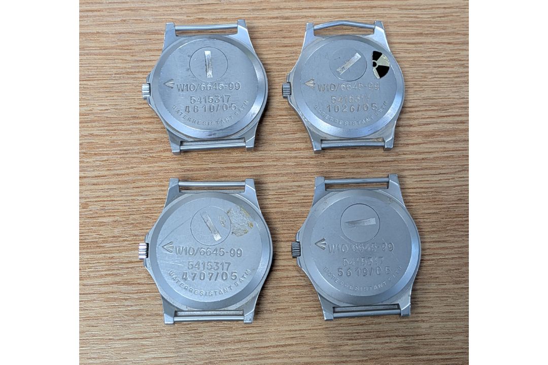 4x CWC W10-6645-99 British Army issue quartz wristwatches - 2005 - see desc. - Image 2 of 2