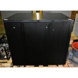 Lande Rack cabinet on wheels with keys - W 1200 x D 750 x H 1020mm - 130Kg
