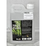5x boxes of Martin Rush and Thrill haze fluid - 2.5L bottle - 4 bottles per box