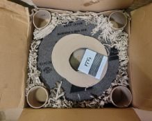 Norton Saint-Gobain A36NVS surface grinder abrasive wheel - BOX DIMS - W 420 x D 420 x H 130mm