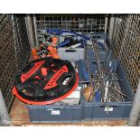 Workshop tools - drill bits, saws, soldering iron holders and small electrical consumables