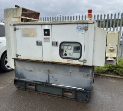 Scorpion Power Systems D166 66kVA diesel generator - running hours: 373 - full details in desc.