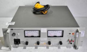 HP 6274B DC power supply unit, 115V 0-60V 0-15A - W 480 x D 480 x H 135mm