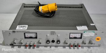 HP 6255A Dual DC power supply 0-40V 0-1.5A 115V - W 480 x D 395 x H 90mm