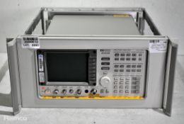 Hewlett Packard 8560E Spectrum analyzer, 30Hz-2.9GHz, within 4U rackmount frame