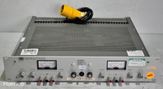 HP 6253A Dual DC power supply 0-20V 0-3A 115V - W 480 x D 395 x H 90mm