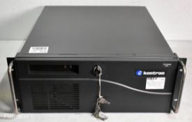 Kontron KR4101-KT965-C010 Black 4U rackmount data PC, no hard drive, with keys