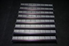 8x working Chroma Q Colour Force 48 led battens supplied in a flight case