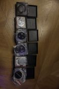 8x spare sets of Robe Gobos and 8 holding clips