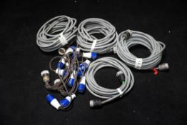 6x Soca cables with 2 spider