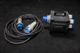 63A 1ph cable and distro to 4x32amp RCD protected