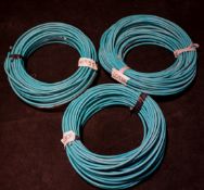 3x Van Damme 50m SID cables 278-475-000 75 ohm