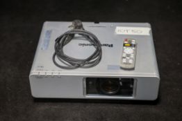 Panasonic F300NT XGA projector c/w power cable and remote