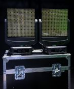 2x Ayrton MagicBurst moving lights in dual flight case - full details in description