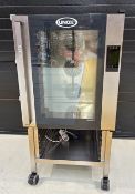 Unox XEFT-10EU-EMLV Bakerlux Shop Pro 10 grid convection oven on stand - manufactured 2024