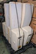 13x Panasonic RAMSA WS-B200 (140W) dual 8 inch moulded-resin 100V-line white loudspeaker
