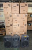 12x Panasonic RAMSA WS-AT200 12 inch moulded-resin loudspeaker in original packaging - see desc.
