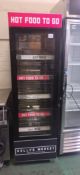 Flexeserve Hub 600 FH60L-GB floor standing high capacity enclosed hot holding unit - 1400W