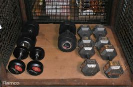 3x pairs and 2x single dumbbells - full details in description
