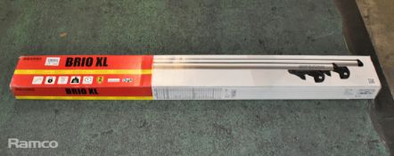 Menabo Brio XL roof bars for cars with open integrated rails - L 135cm
