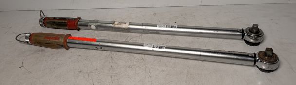2x Norbar SL3 Slimline 60-220Nm torque wrenches
