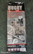 Menabo Huggy lock roof mounted single bike carrier - requires compatible roof bars
