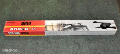 Menabo Brio roof bars for cars with open rails - L 120cm