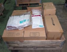 Alphatec 2000 hooded coveralls - sizes: S, M and 3XL - approx 170 - SOME MAYBE PAST EXPIRATION DATE