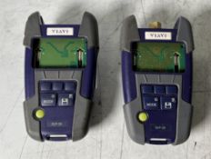 2x Viavi OLP-39 smartpocket optical power meter - SPARES OR REPAIRS - MISSING PARTS