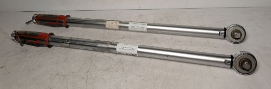 2x Norbar SL3 Slimline 60-220Nm torque wrenches