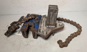 Record 183C chain pipe vice unit