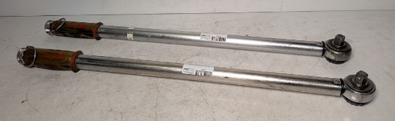 2x Norbar SL3 Slimline 60-220Nm torque wrenches