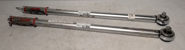 2x Norbar SL3 Slimline 60-220Nm torque wrenches