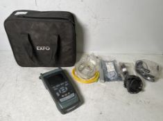 EXFO FOT-930 MaxTester ll multifunction loss tester, cables in canvas carry case