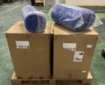 17x Blue 9 tog single duvets - 1350mm x 2000mm
