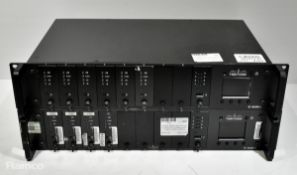 2x Teradek T-Rax video workflow 2U rackmount chassis systems - W 480 x D 335 x H 90mm