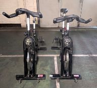 2x Matrix E series spin bikes with display - L 1200 x W 500 x H 1200mm