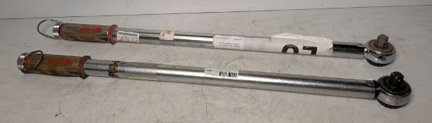 2x Norbar SL3 Slimline 60-220Nm torque wrenches