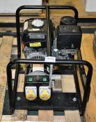SIP Medusa 2.5 kVA generator with Kohler petrol engine - 110V output - L 640 x W 440 x H 460mm