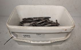 Mixed imperial tapered drill bits - 81 pieces