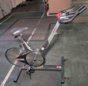 Keiser M3 spinner exercise bike - L 1250 x W 600 x H 1140mm - DISPLAY NOT ATTACHED
