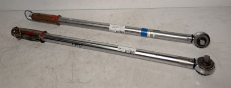 2x Norbar SL3 Slimline 60-220Nm torque wrenches