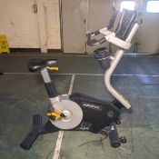 Pulse Fitness 240G U-Cycle upright exercise bike - L 1250 x W 650 x H 1460mm