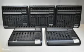 5x Behringer BCF2000 audio software midi controllers - see description